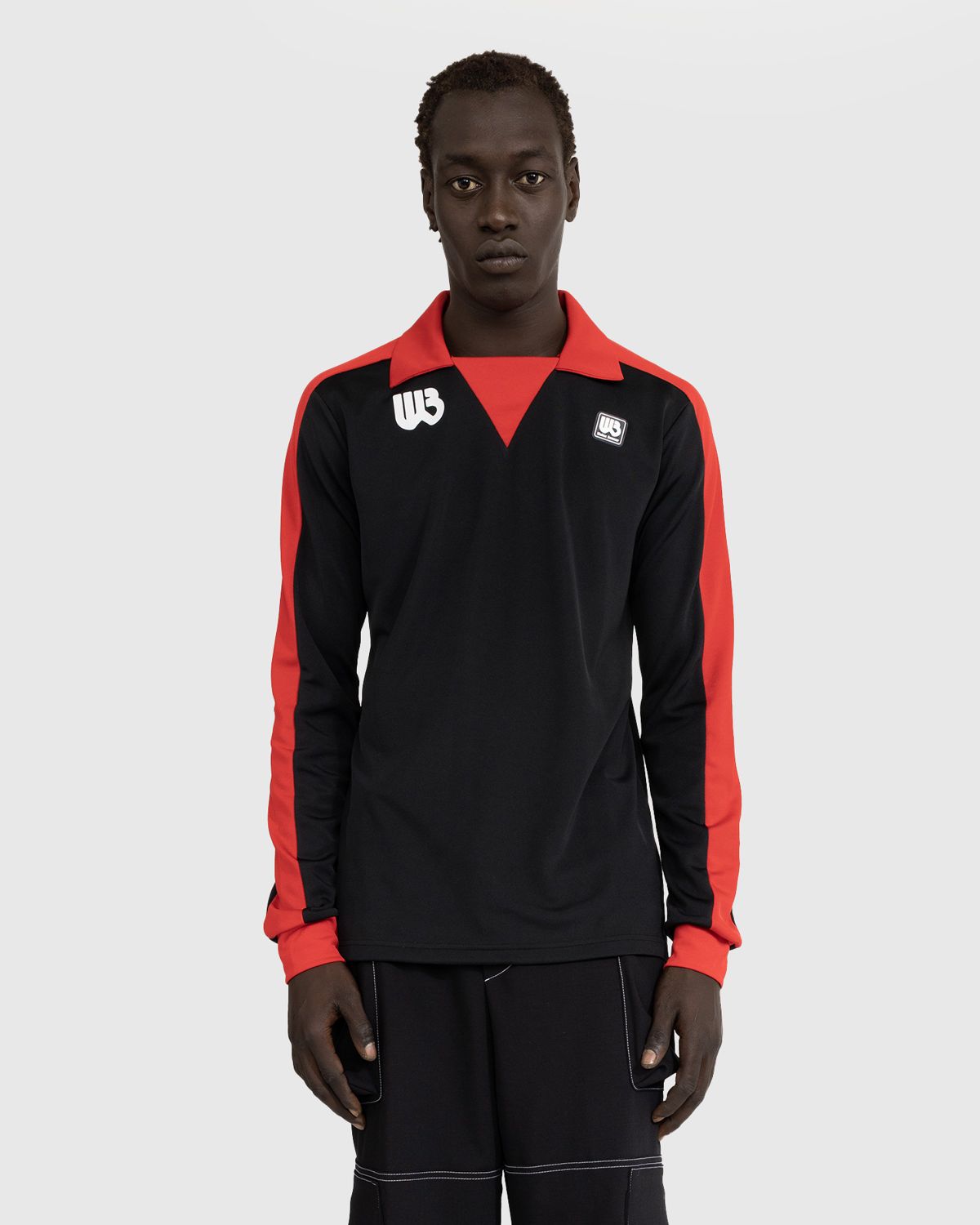 Wales Bonner – Home Jersey Shirt Black/Red